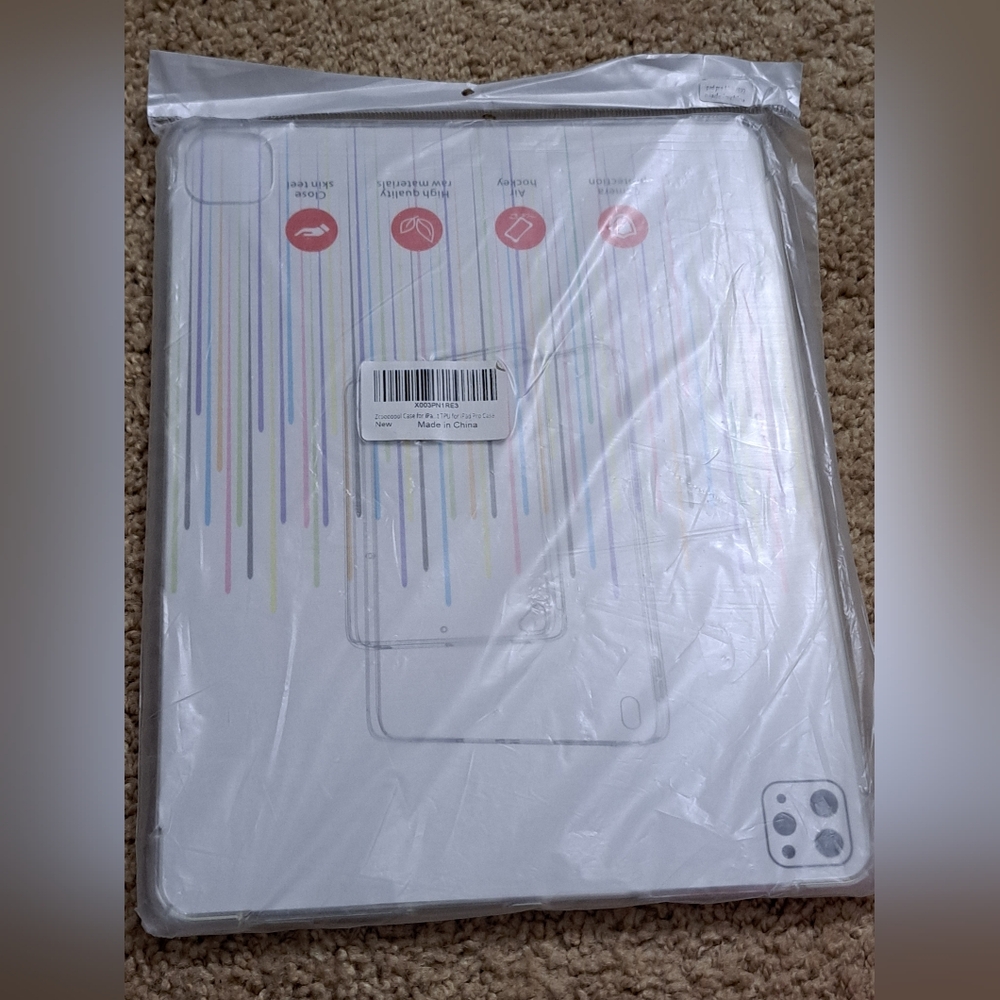 Ipad Case 11" X 8" Clear Transparent